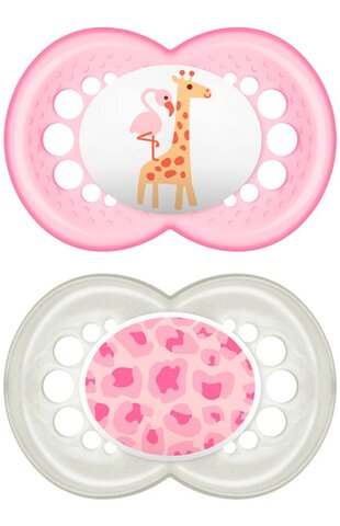 Pacifier, originele 16-36 maanden - roze