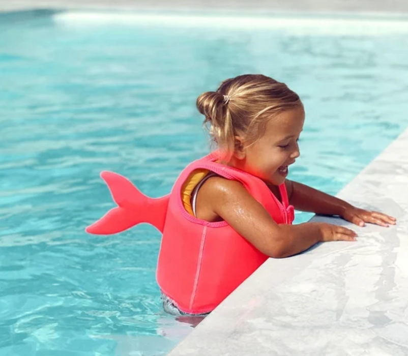 Lifejacket, Mermaid Magique - Neon Pink (2-3 jaar)