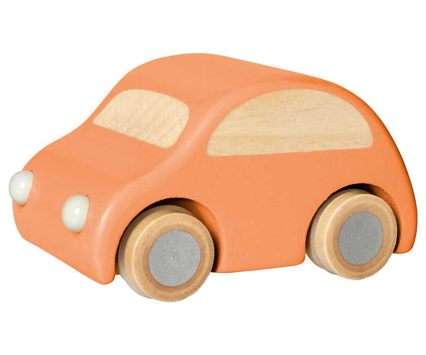 Houten auto, roze