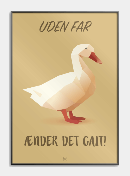 Zonder vaderposter, S (29,7x42, A3)