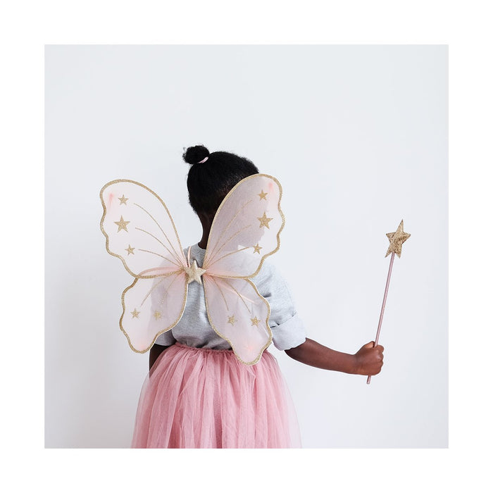 Fairy Wings With Stars, Pink