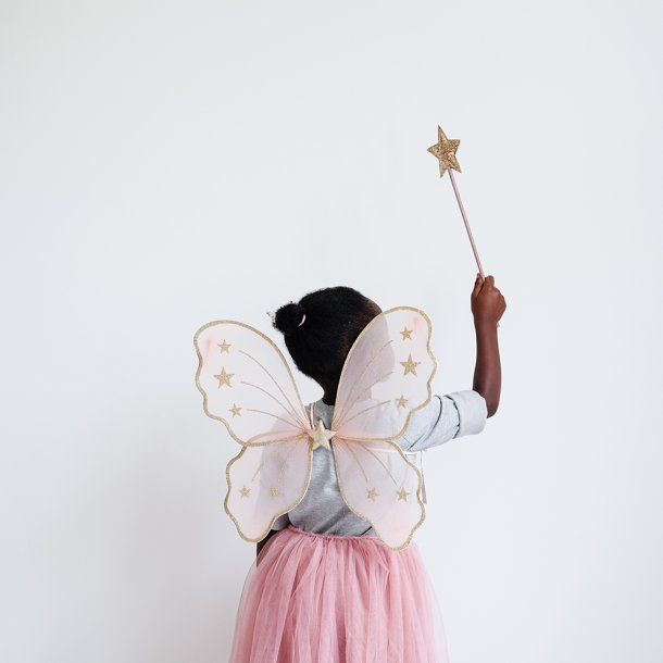 Fairy Wings With Stars, Pink