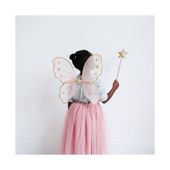 Fairy Wings With Stars, Pink