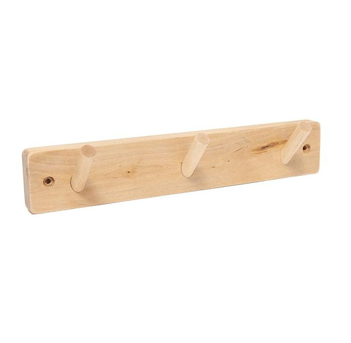 Houten kaprek - 3 haken