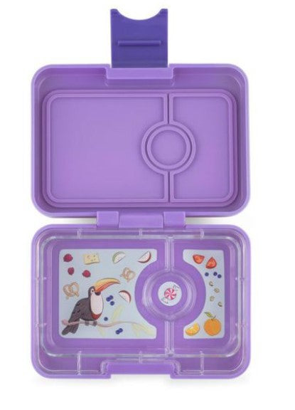 Yumbox Lunch Box, Minisnack (3 compartimenten) - Dreamy Purple (Levering: Week 6)