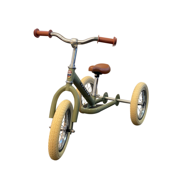 3-hjulig löparcykel i metall - Grön - Image 2